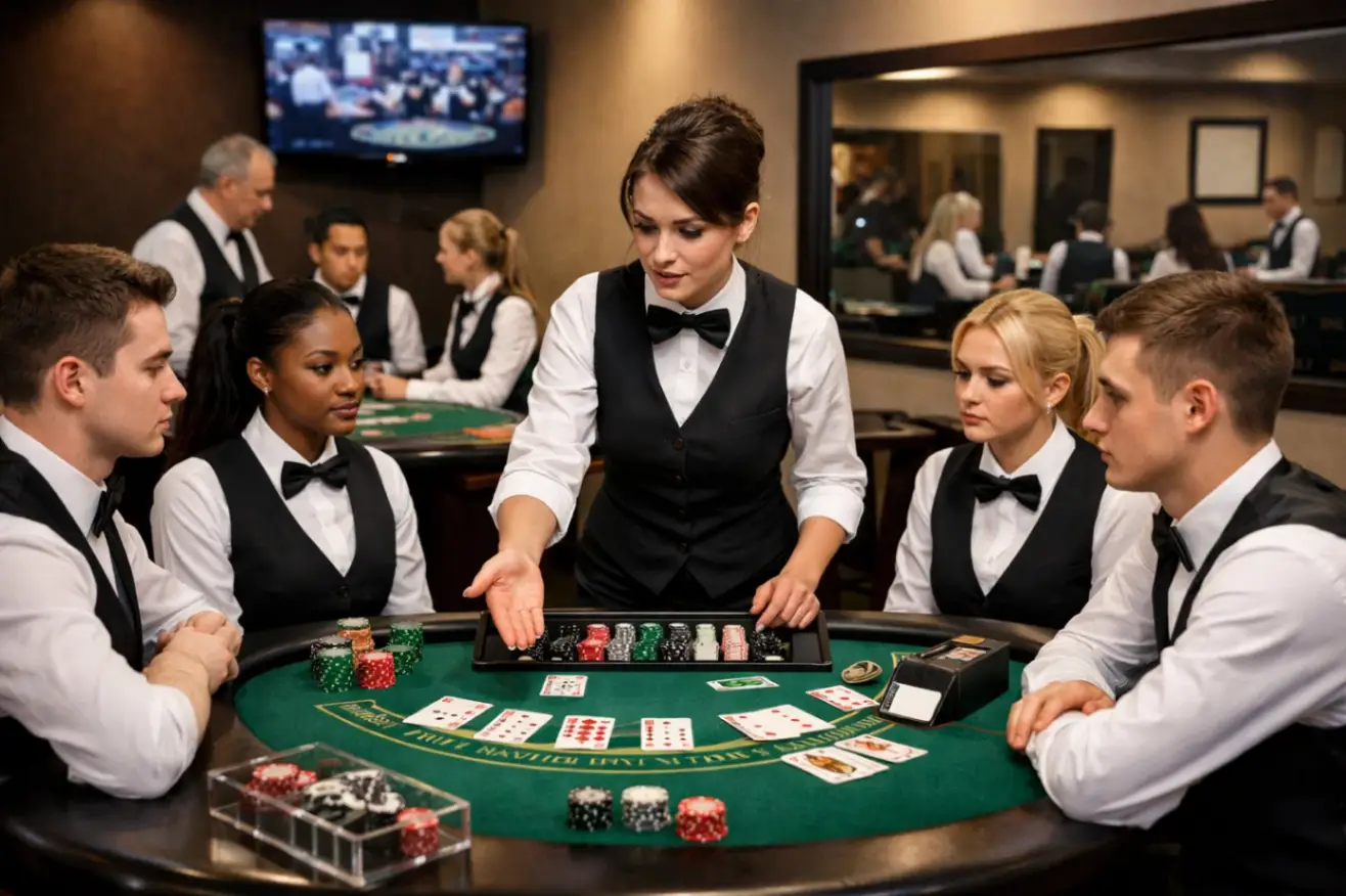 Jak polskie online casino szkolą pracowników do pracy z graczami